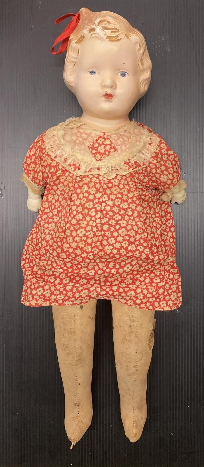 Toy, Doll, Composition, Vintage