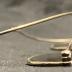 Household, Sunglasses, Wire Framed, Yellow Tint, Case, Leather, Metal, Brown