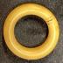 Circular Celluloid Ivory-Coloured Vintage Ring