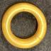 Circular Celluloid Ivory-Coloured Vintage Ring