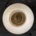 Household, Lamp, Kereosene, Brass, Glass,  White