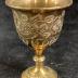 Gold Metal Engraved Egg Cup
