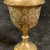 Gold Metal Engraved Egg Cup