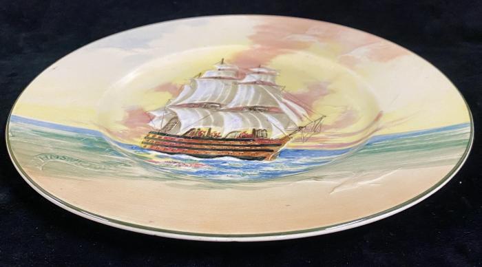 Household, Plate, Ceramic, Lord Nelson, Flagship, The Victory